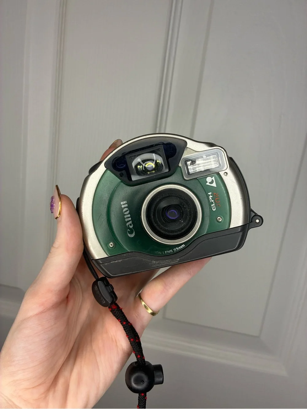Canon ELPH Sport Compact Camera in Green and Silver